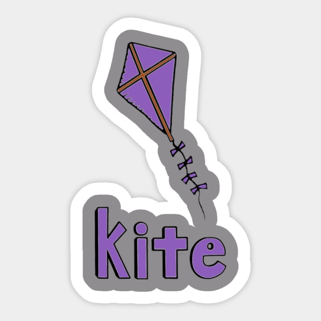 This is a KITE Sticker by roobixshoe